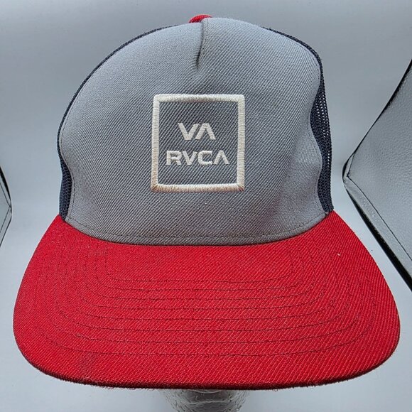 RVCA Mens VA All The Way Trucker Hat Mesh Back Breathable Adjustable Comfort - Picture 1 of 9